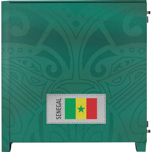 Senegal Soccer Flag Corsair 4000D Tempered Glass Mid-Tower ATX Case Skin