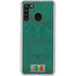 Senegal Soccer Flag Galaxy A21 Clear Case