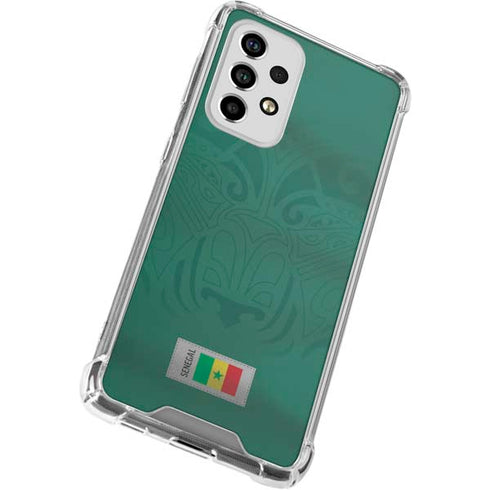 Senegal Soccer Flag Galaxy A33 5G Clear Case