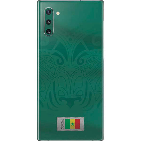 Senegal Soccer Flag Galaxy Note 10 Skin