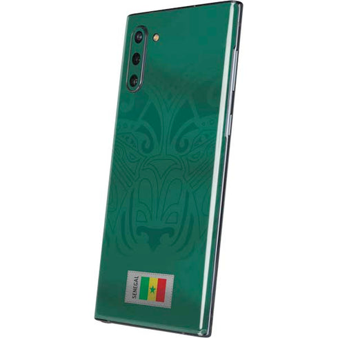 Senegal Soccer Flag Galaxy Note 10 Skin