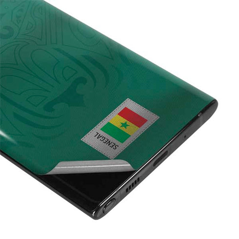 Senegal Soccer Flag Galaxy Note 10 Skin