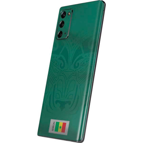 Senegal Soccer Flag Galaxy Note20 5G Skin