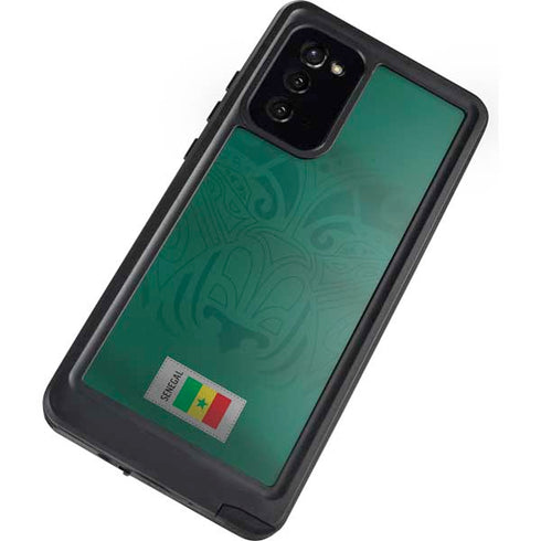 Senegal Soccer Flag Galaxy Note20 5G Waterproof Case