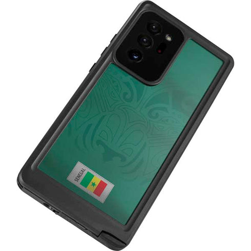 Senegal Soccer Flag Galaxy Note20 Ultra 5G Waterproof Case