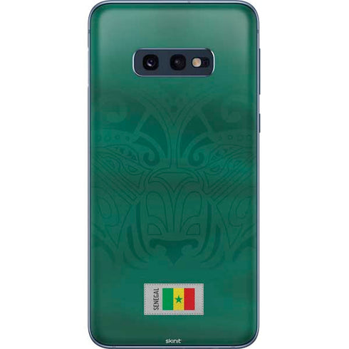 Senegal Soccer Flag Galaxy S10e Skin