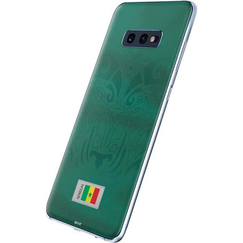 Senegal Soccer Flag Galaxy S10e Skin