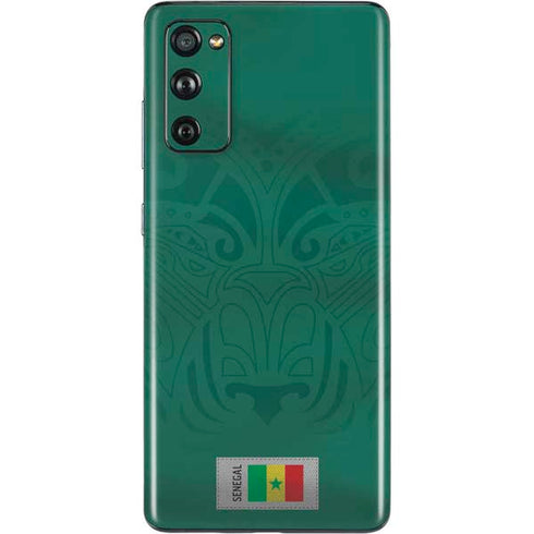 Senegal Soccer Flag Galaxy S20 Fan Edition Skin