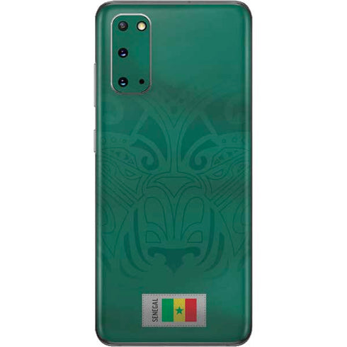 Senegal Soccer Flag Galaxy S20 Skin