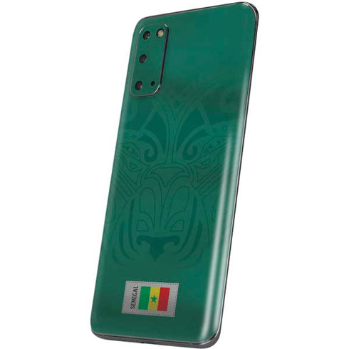 Senegal Soccer Flag Galaxy S20 Skin