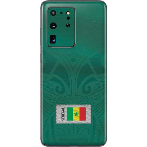 Senegal Soccer Flag Galaxy S20 Ultra 5G Skin