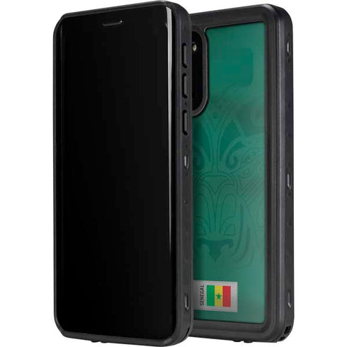Senegal Soccer Flag Galaxy S20 Waterproof Case
