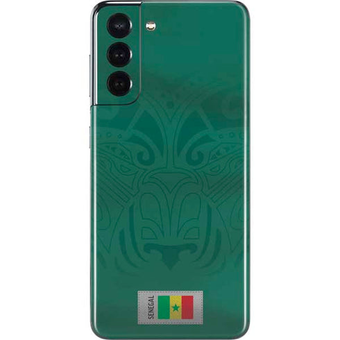 Senegal Soccer Flag Galaxy S21 5G Skin