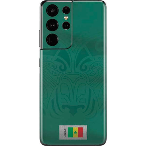 Senegal Soccer Flag Galaxy S21 Ultra 5G Skin