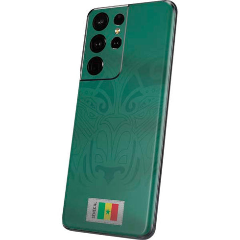 Senegal Soccer Flag Galaxy S21 Ultra 5G Skin
