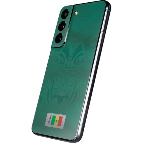 Senegal Soccer Flag Galaxy S22 Skin