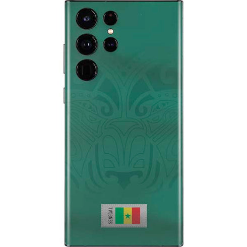 Senegal Soccer Flag Galaxy S22 Ultra Skin