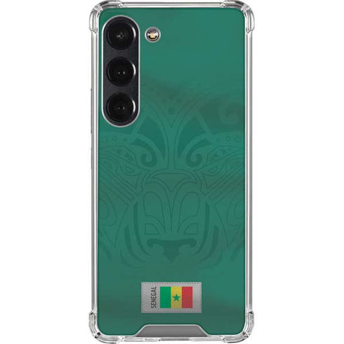 Senegal Soccer Flag Galaxy S23 Clear Case