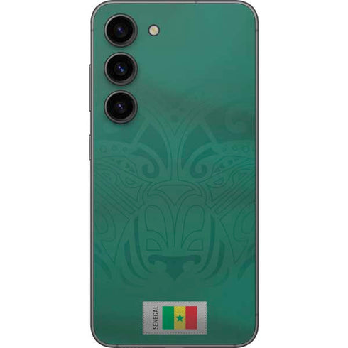 Senegal Soccer Flag Galaxy S23 Skin