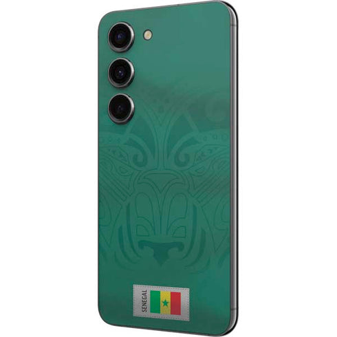 Senegal Soccer Flag Galaxy S23 Skin