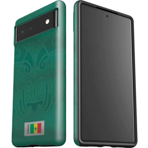 Senegal Soccer Flag Google Pixel 6 Case