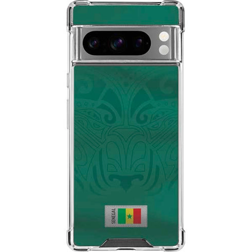 Senegal Soccer Flag Google Pixel 8 Pro Clear Case