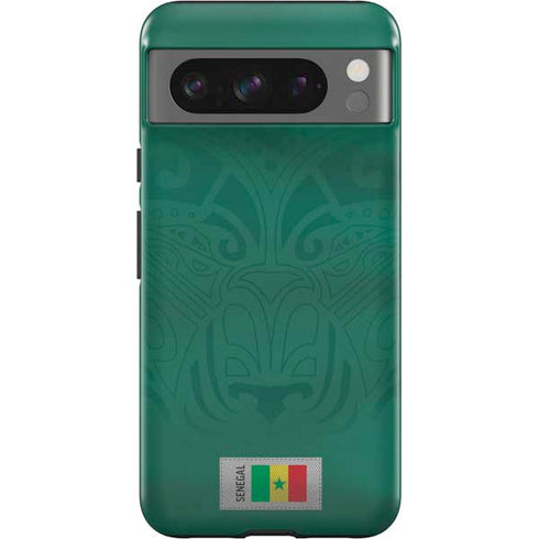 Senegal Soccer Flag Google Pixel 8 Pro Impact Case