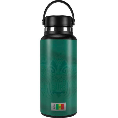 Senegal Soccer Flag Hydro Flask 32oz Wide Mouth Skin