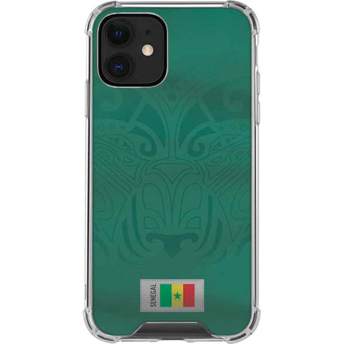 Senegal Soccer Flag iPhone 12 Clear Case