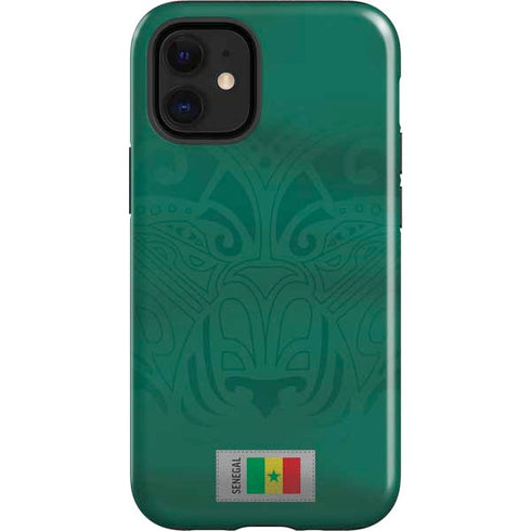 Senegal Soccer Flag iPhone 12 Mini Impact Case