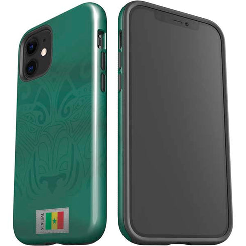 Senegal Soccer Flag iPhone 12 Mini Impact Case