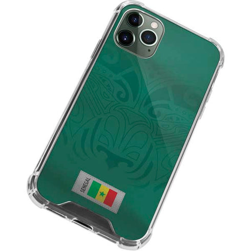 Senegal Soccer Flag iPhone 12 Pro Clear Case