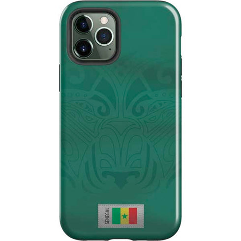 Senegal Soccer Flag iPhone 12 Pro Impact Case