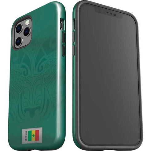 Senegal Soccer Flag iPhone 12 Pro Impact Case