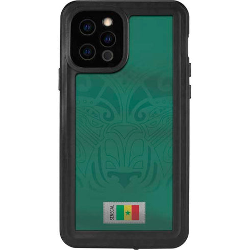 Senegal Soccer Flag iPhone 12 Pro Waterproof Case