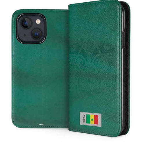 Senegal Soccer Flag iPhone 13 Folio Case