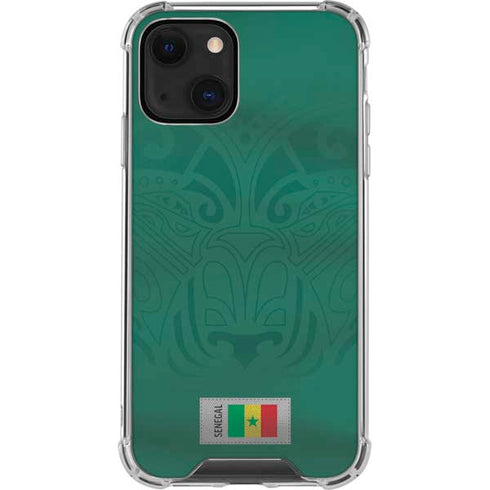 Senegal Soccer Flag iPhone 14 Clear Case