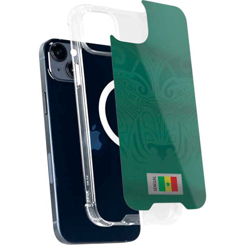 Senegal Soccer Flag iPhone 15 Plus MagSafe Case