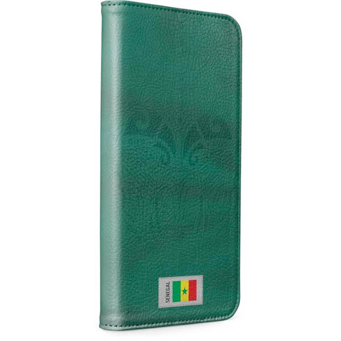 Senegal Soccer Flag iPhone 15 Pro Max Folio Case