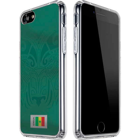 Senegal Soccer Flag iPhone SE (2nd & 3rd Gen) Clear Case