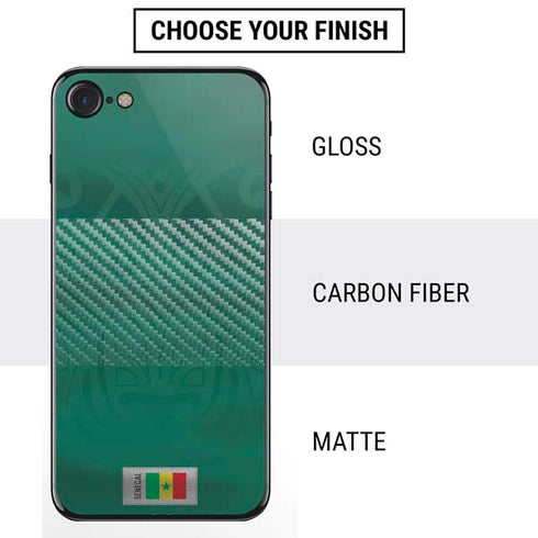 Senegal Soccer Flag iPhone SE (2nd & 3rd Gen) Skin