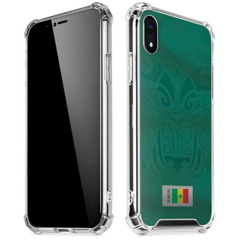 Senegal Soccer Flag iPhone XR Clear Case