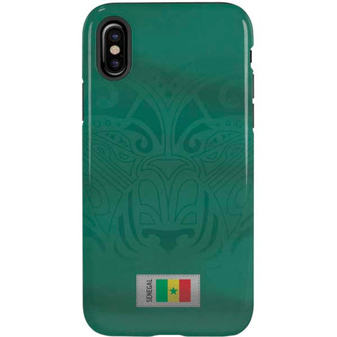 Senegal Soccer Flag iPhone XS Pro Case