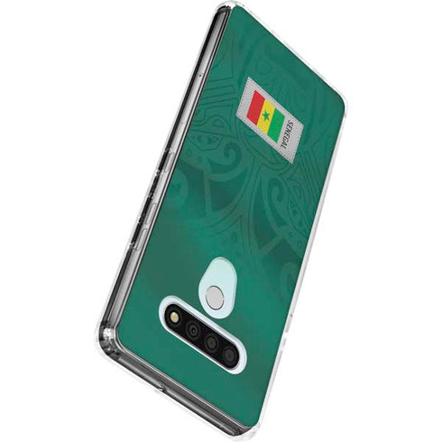 Senegal Soccer Flag LG Stylo 6 Clear Case