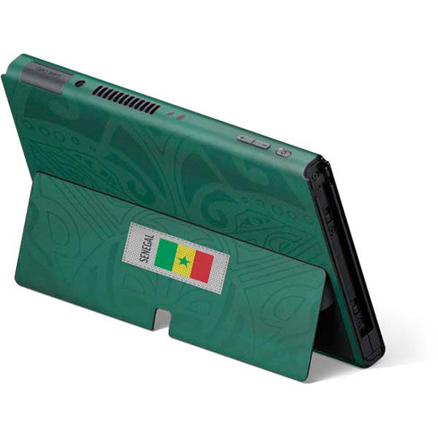 Senegal Soccer Flag Nintendo Switch OLED (2021) Skin