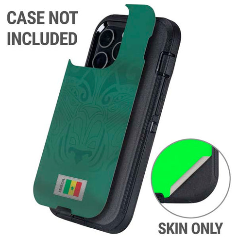 Senegal Soccer Flag Otterbox Defender iPhone Skin