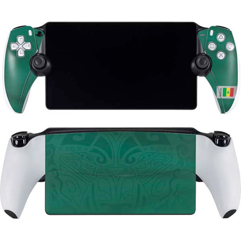 Senegal Soccer Flag PlayStation Portal Remote Player Skin