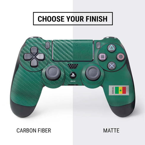 Senegal Soccer Flag PS4 Controller Skin