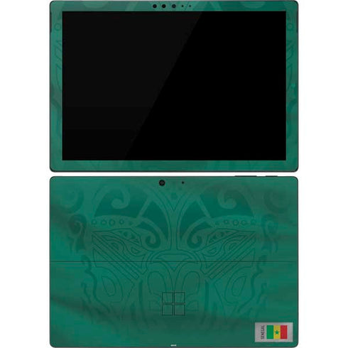 Senegal Soccer Flag Surface Pro 7 Skin