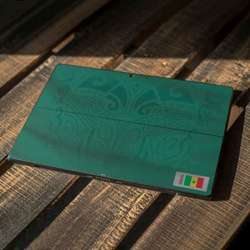 Senegal Soccer Flag Surface Pro 7 Skin